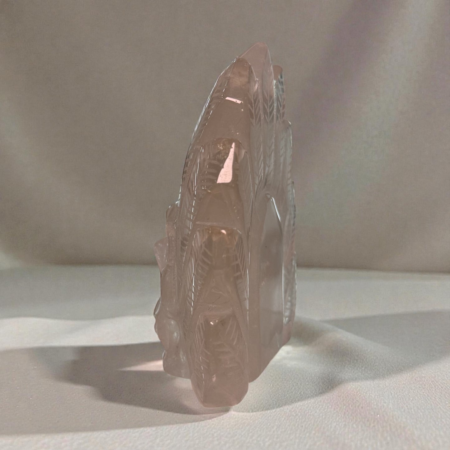 Bergkristall Indianer Totenkopf Schädel