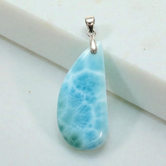 Larimar Anhänger mit 925 Öse