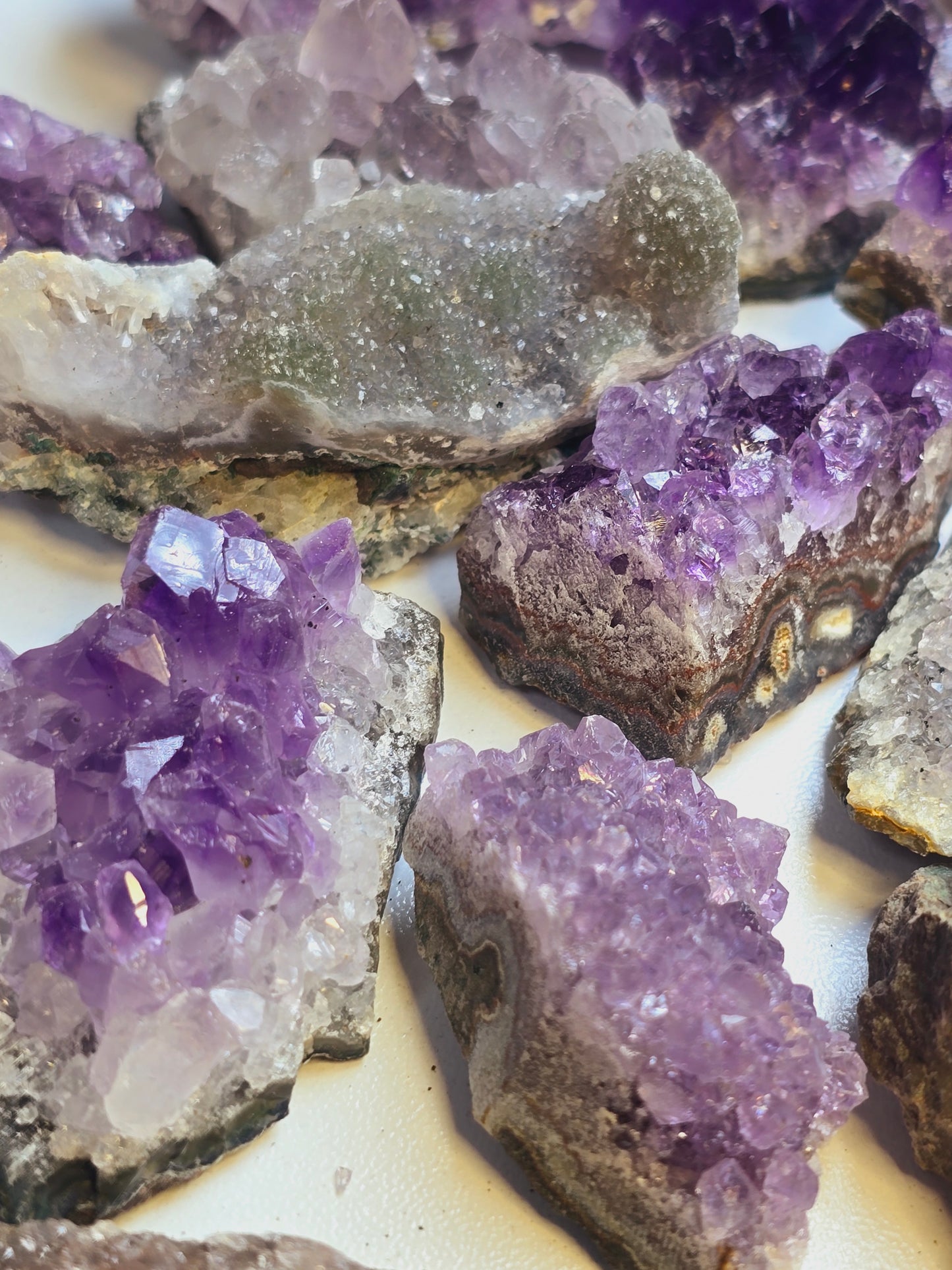 Amethyst roh Cluster Stücke