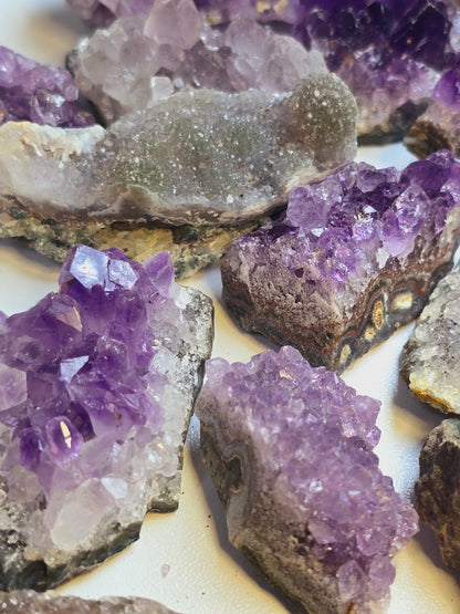 Amethyst roh Cluster Stücke