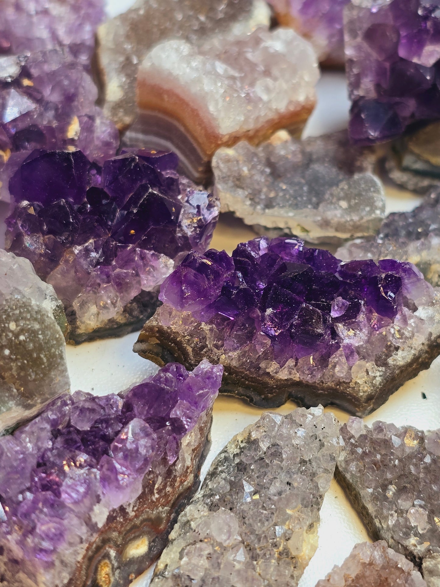 Amethyst roh Cluster Stücke