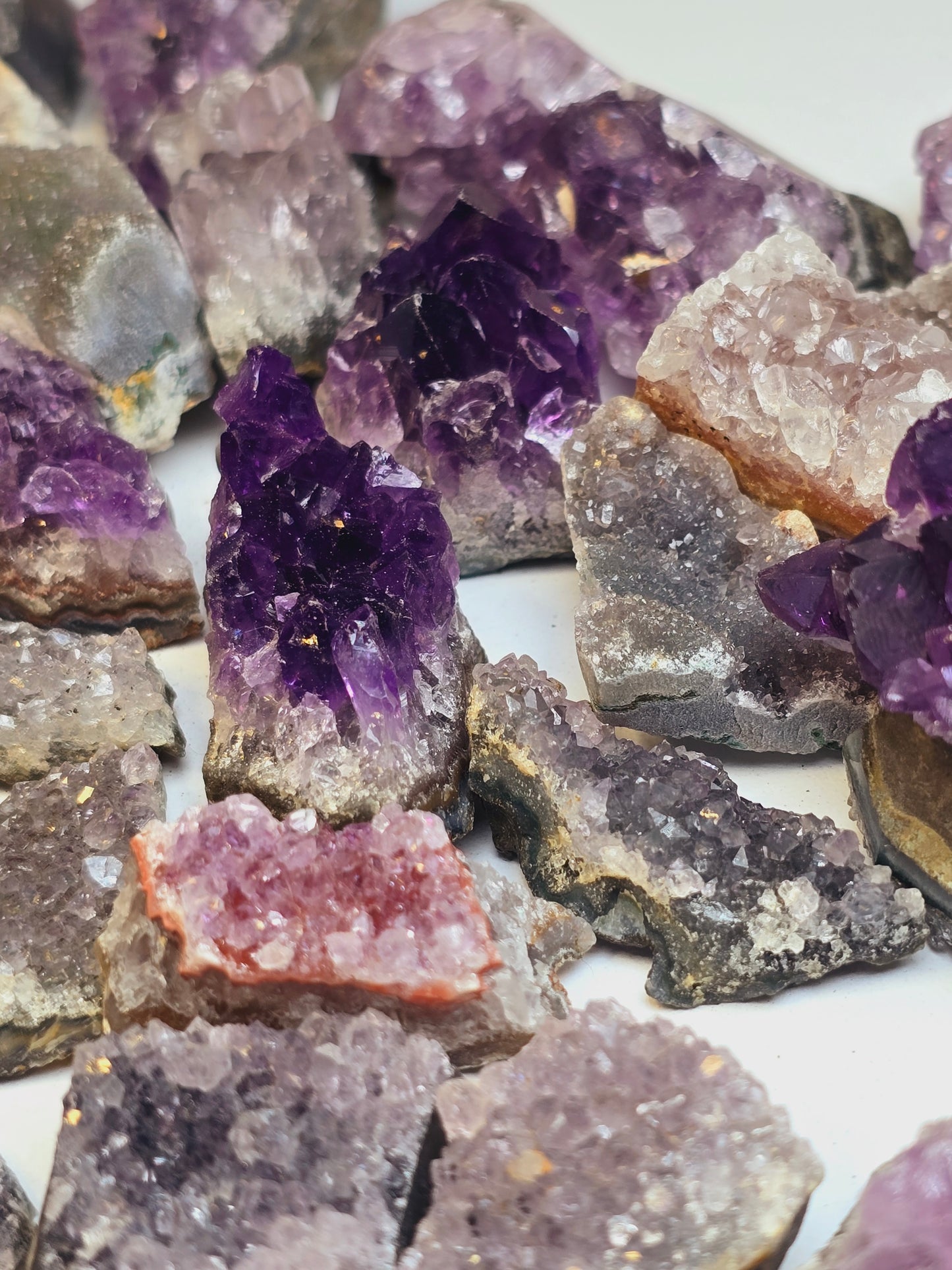 Amethyst roh Cluster Stücke