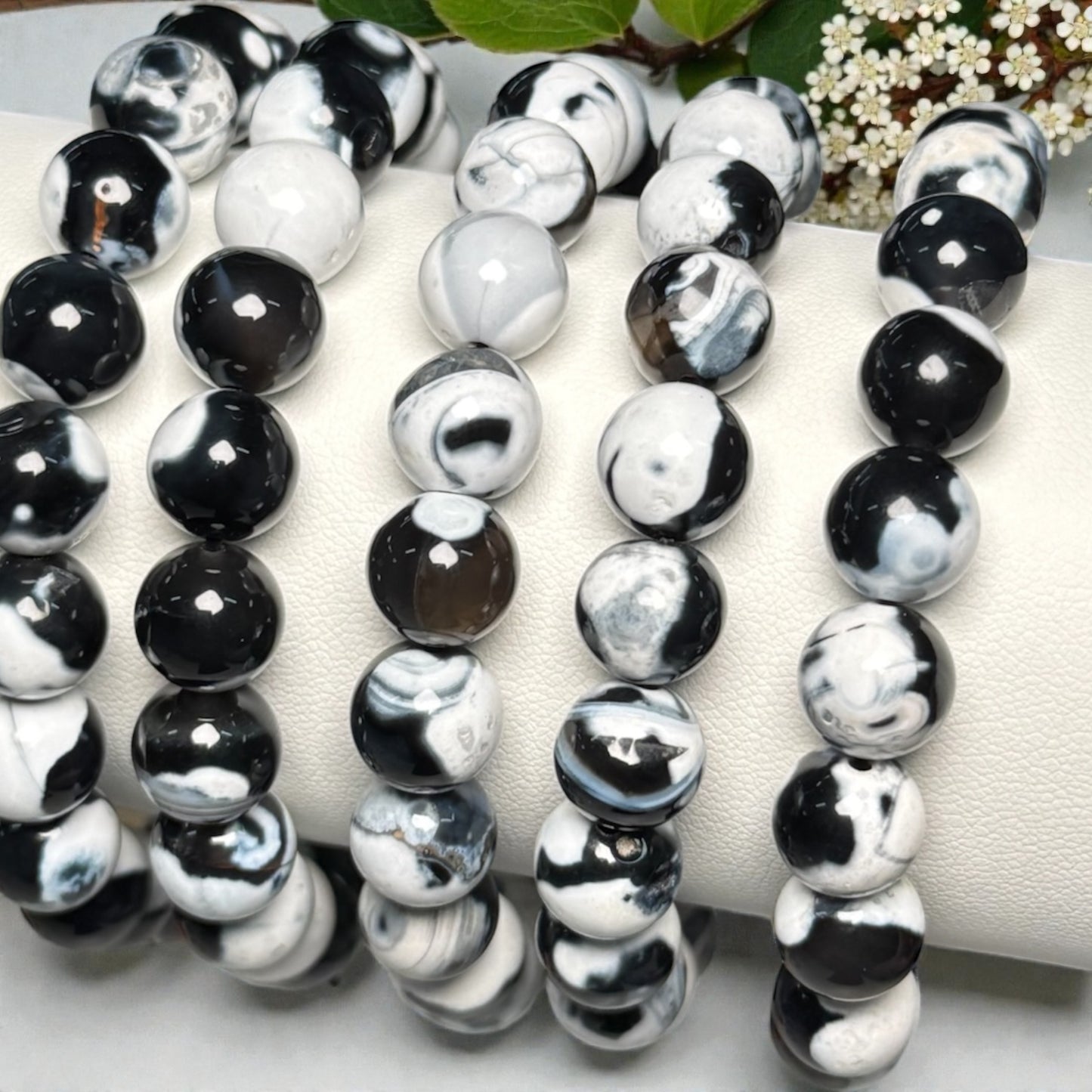Orca Achat Armband