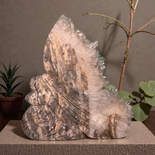 Meerjungfrau mit Kristall spitzen