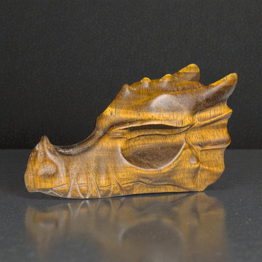 Tigerauge Drachen Kopf
