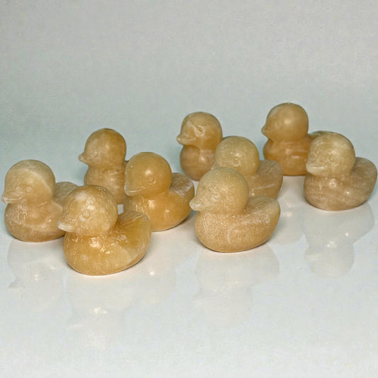 Orangen Calcite Entchen