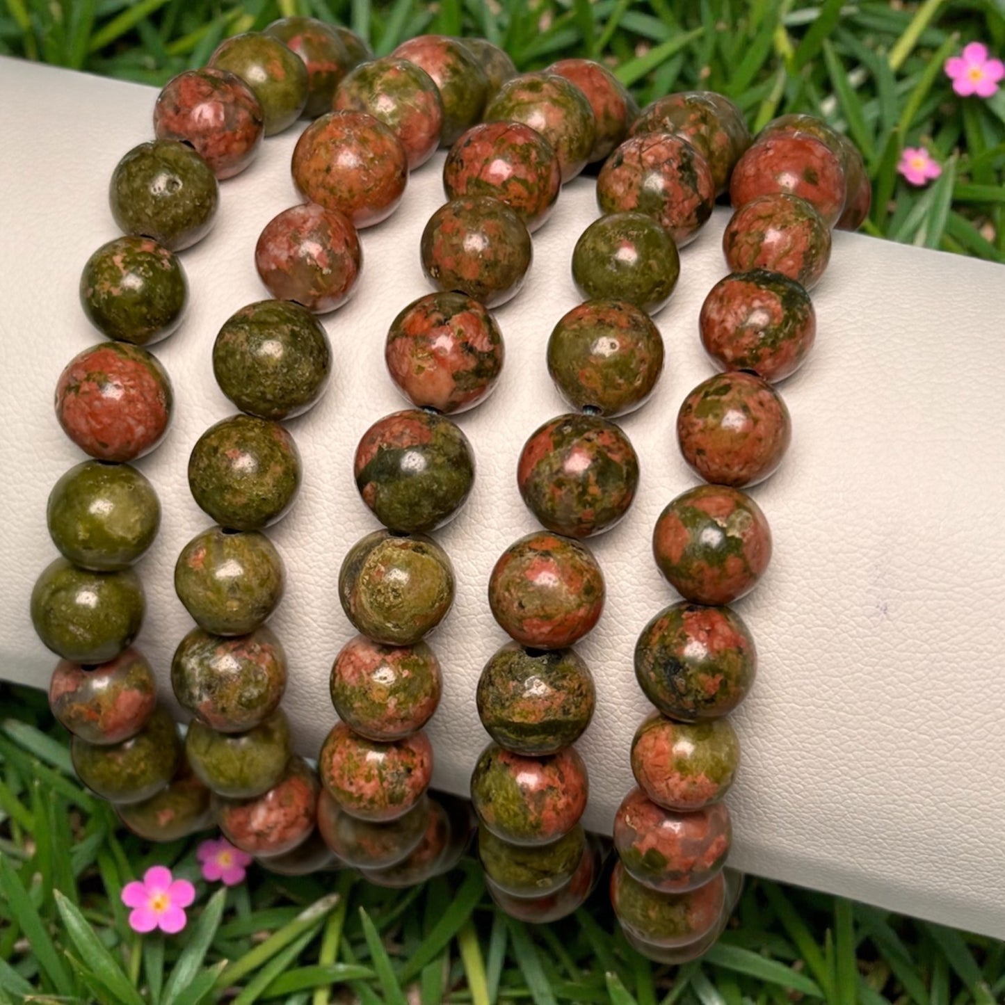Unakite Armband