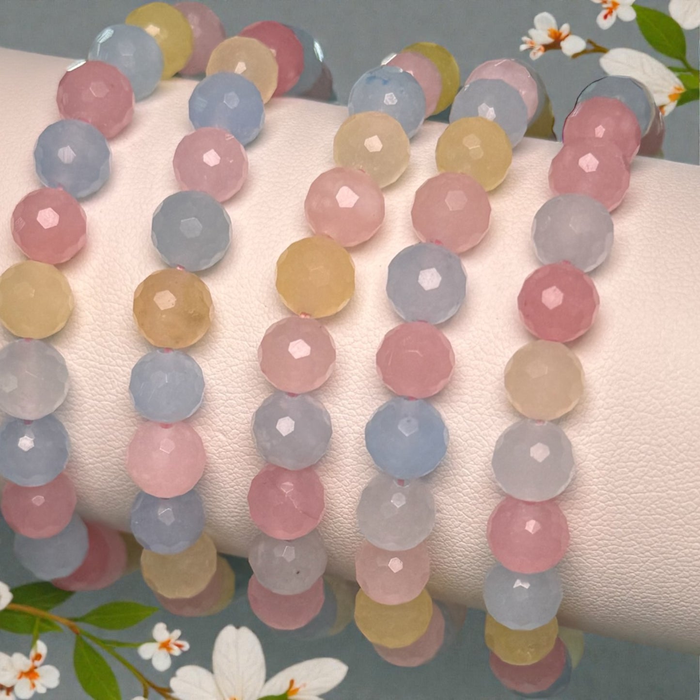 Morganite Armband facetiert