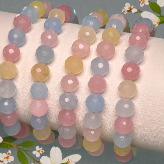 Morganite Armband facetiert