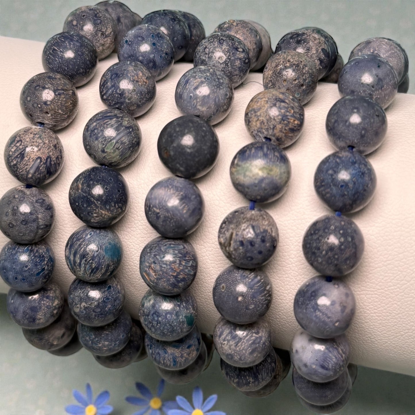 Blaue Koralle Armband