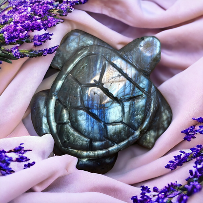 Labradorite Schildkröte