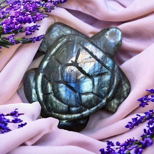 Labradorite Schildkröte