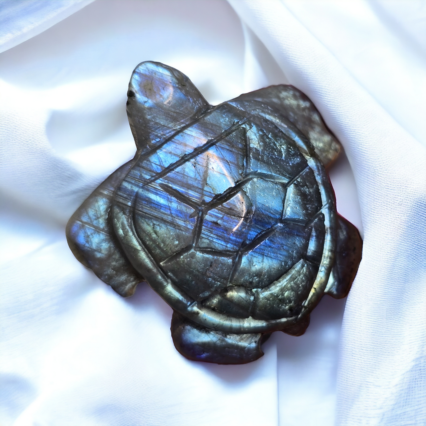 Labradorite Schildkröte