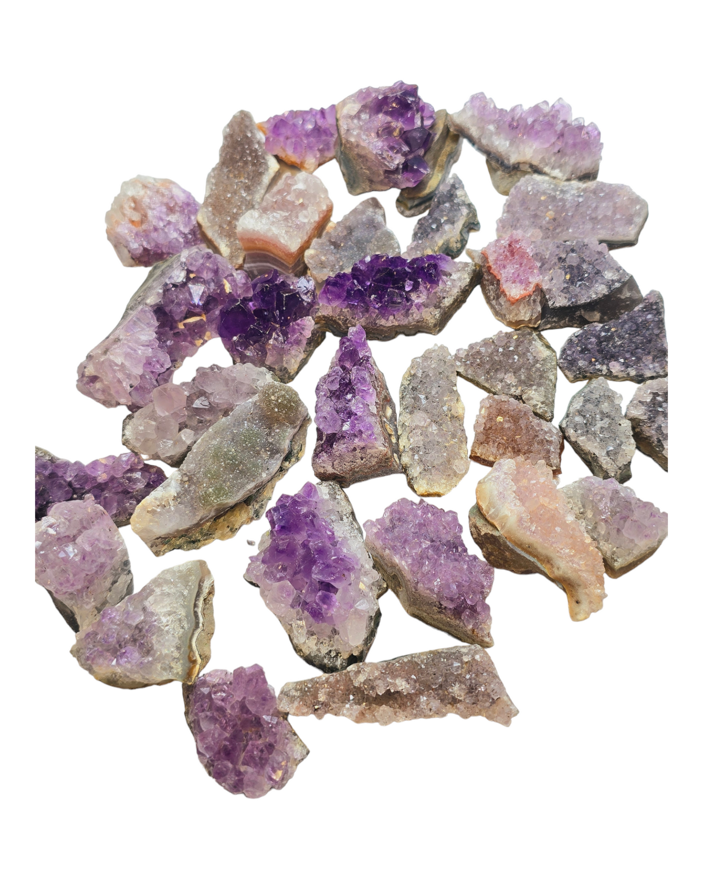 Amethyst roh Cluster Stücke
