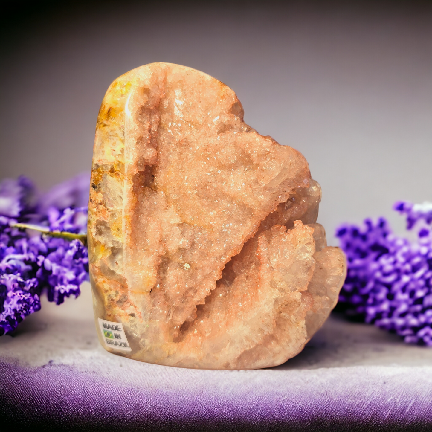 Pinker Amethyst Freiform