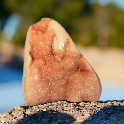 Pinker Amethyst Freiform